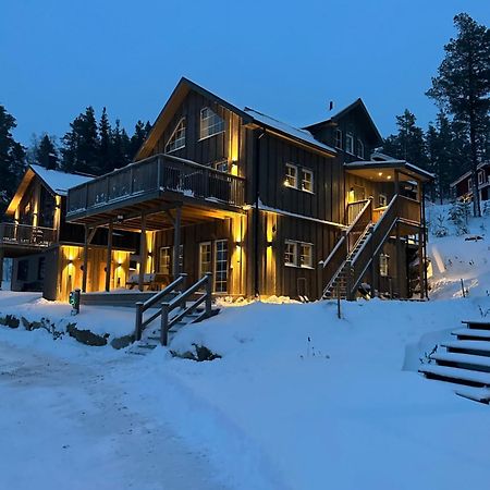 Modern Stuga Med Ski Lodge Kaensla Jarvso Exterior photo