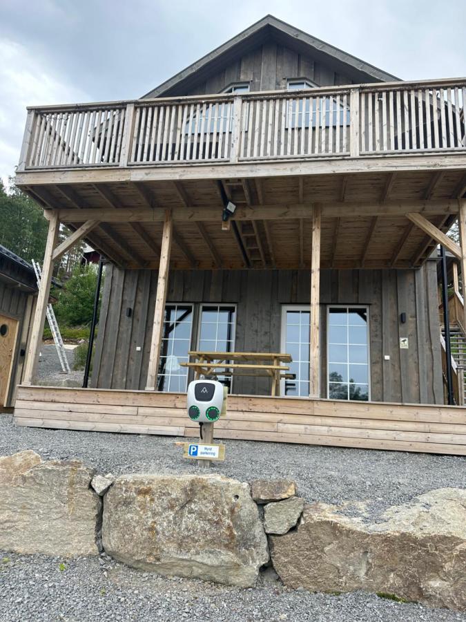 Modern Stuga Med Ski Lodge Kaensla Jarvso Exterior photo